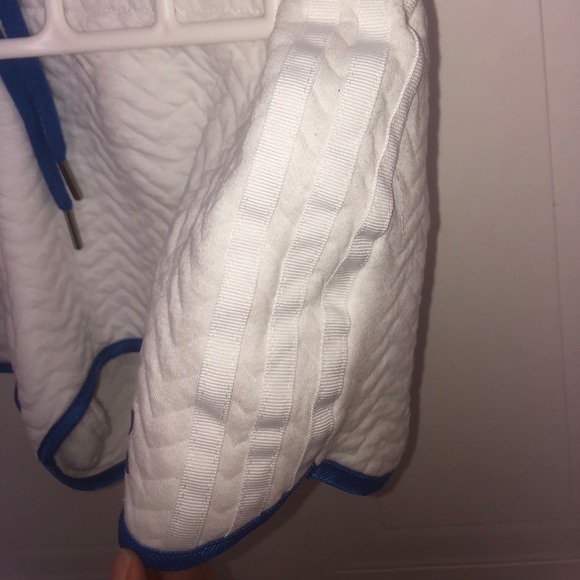 White Adidas Mini Lounge Short - Small - Picture 4 of 5